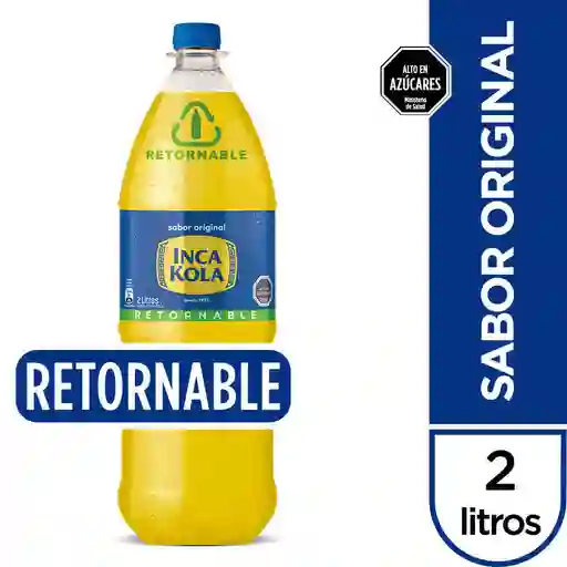 Inca Kola Bebida Gaseosa Sabor Original Retornable 