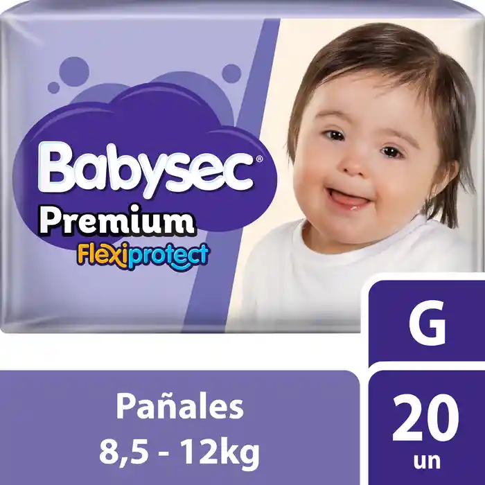 Babysec Pañal Premium Flexiprotect Talla G