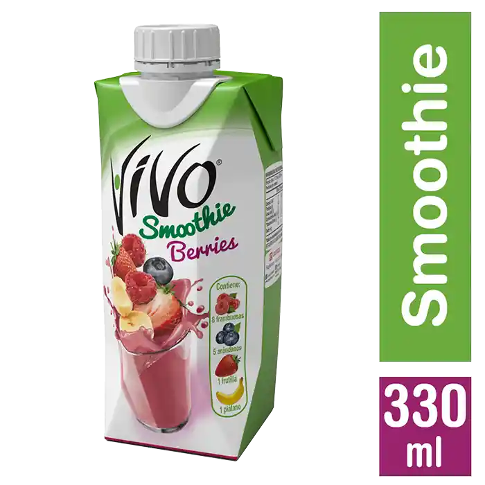 Vivo Jugo Smoothie Berries sin Azúcar