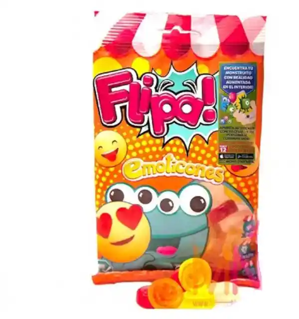 Flipa Gomitas Emojis Brillo Sin Azúcar