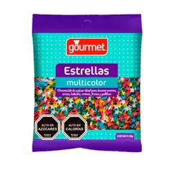 Gourmet Decoración Comestible Estrellas Multicolor
