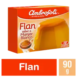 Ambrosoli Flan Manjar Blanco