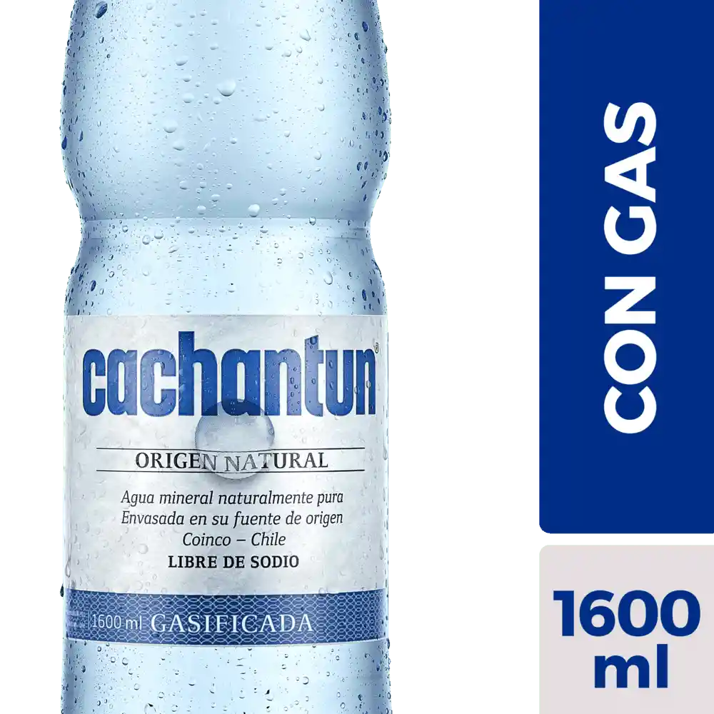 Cachantun Agua Mineral con Gas