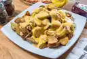 Papas Fritas con Queso Cheddar