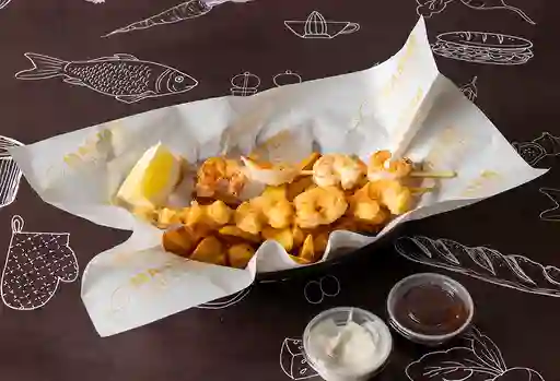 Fish & Chips Camarones