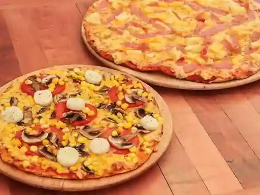 Promo 1 - Pizza Familiar + Pizza Mediana