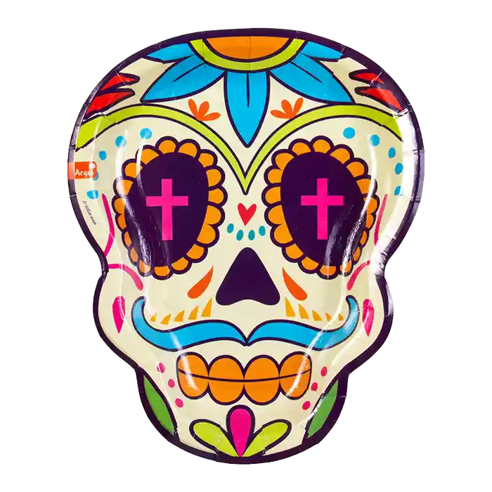 Plato Halloween Calavera