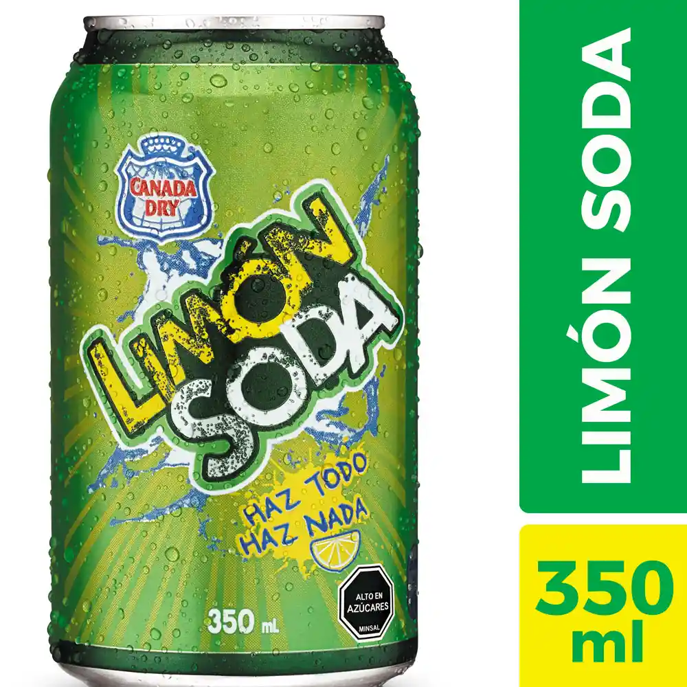 Limón Soda Bebida Lata 350 ml