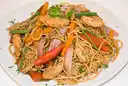 Fetuccini Saltado 3 Sabores