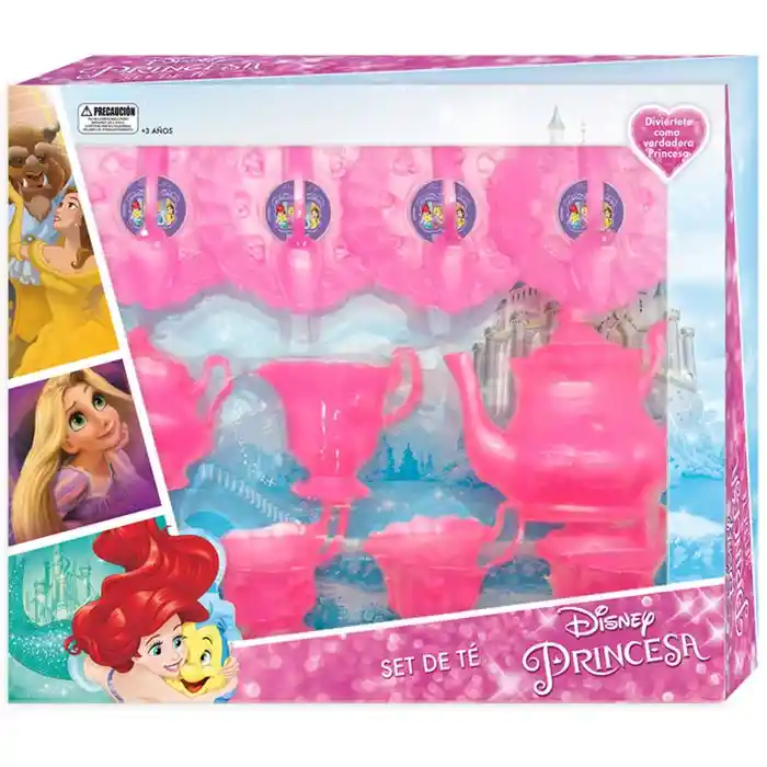 Set de Te en Caja 17 Pcs Princesas Disney