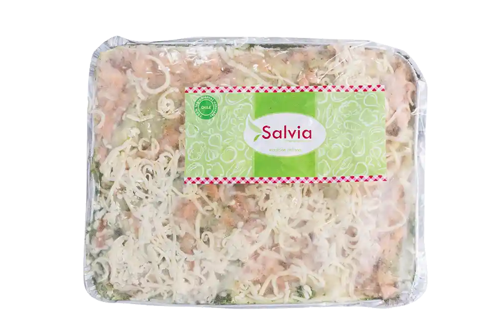 Lasaña Salmón Espinacas 1kg Salvia