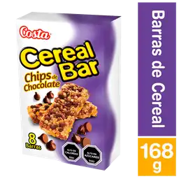 Costa Barras de Cereal Bar con Chips de Chocolate