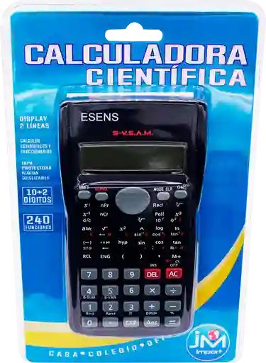 Esens Calculadora Científica con Tapa