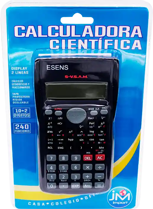 Esens Calculadora Científica con Tapa