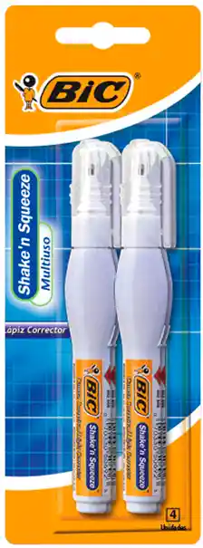 Bic Bolig Shake & Squeeze Ll4X3 Bl X4