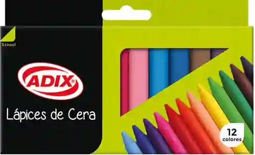 Crayón Jumbo 12 Colores Adix