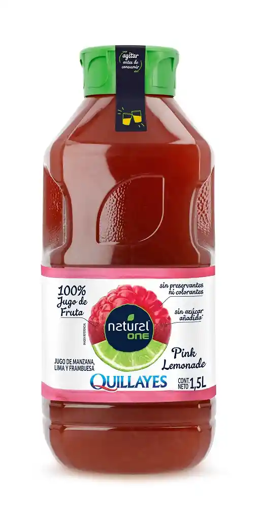 Natural One Quillayes Jugo Pink Lemonade