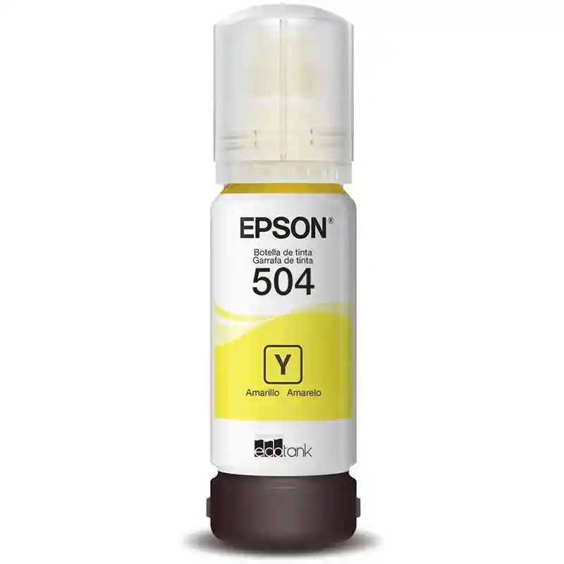 Epson Botella Tinta T504 Yellow