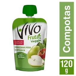 Vivo Compota Sabor Manzana Pera y Espinaca