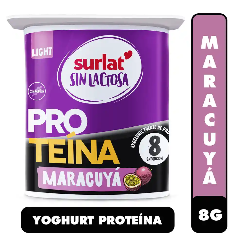 Surlat Yogurt Griego Maracuyá Proteína 