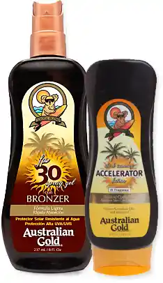 Australian Gold F30 Spray Br237 + Locion Ac.