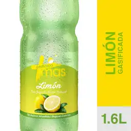 Más Agua Gasificada con Stevia Sabor a Limón