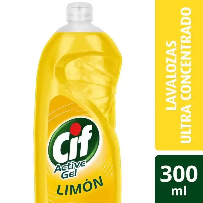 Cif Detergente Lavavajillas Active Gel Limón