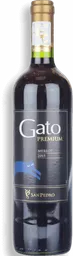 Gato Vino Premium Merlot 13 G Botella