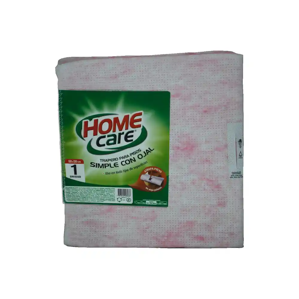 Home Care Trapero Simple Con Ojal 50 X 50 Cm