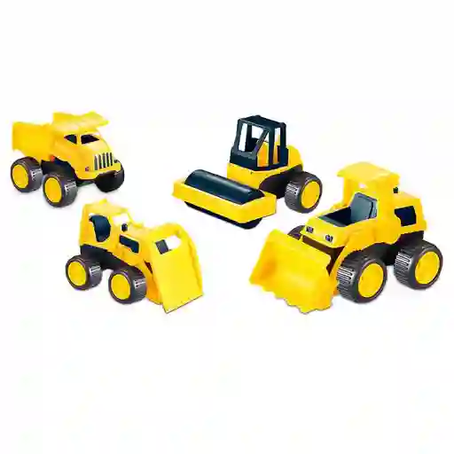 Jumbo Set 4 Camiones Construcción