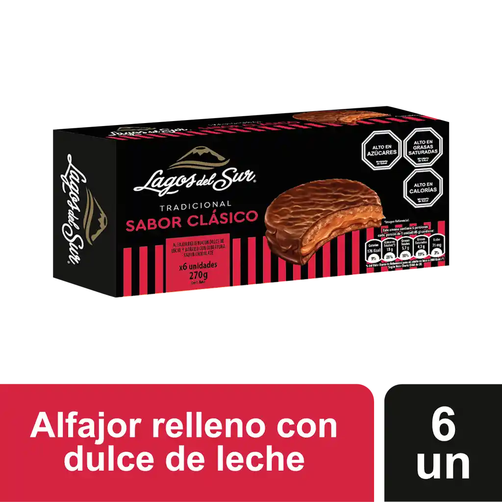 Lagos Del Sur Alfajor Lago Clasico