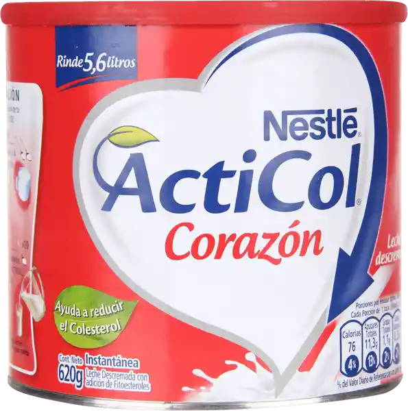 Acticol Leche En Polvo Lata