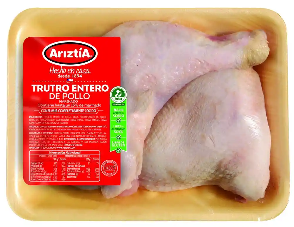 Ariztia Trutro Pollo Entero