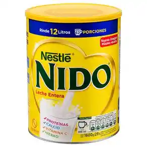 Nido 6x Leche Polvo Entera  Tarro 1.6Kg