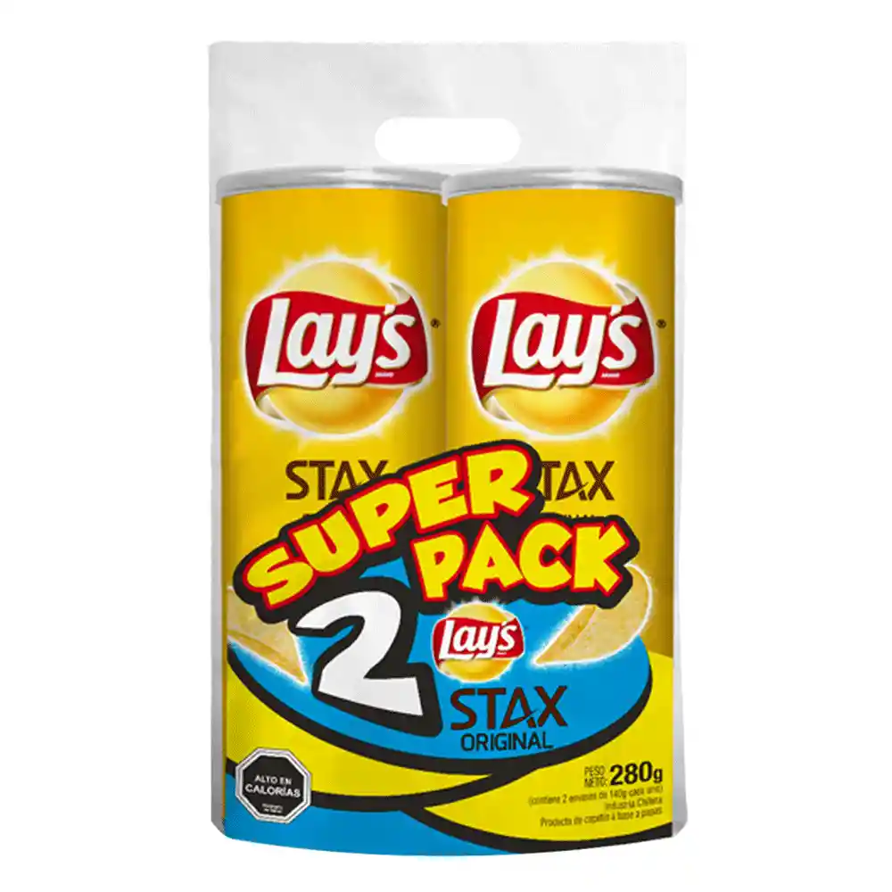 Lays Papas Fritas Stax Original Super Pack