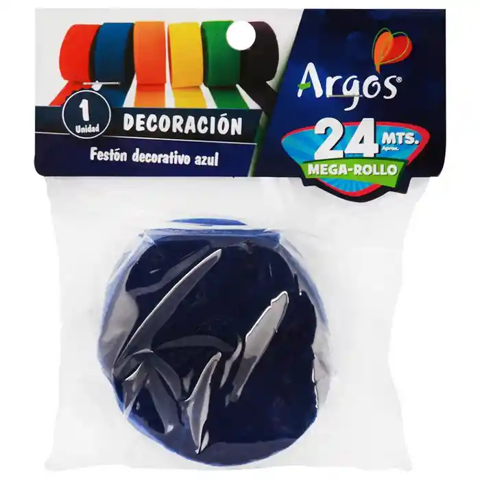 Argos Feston Decorativo Azul