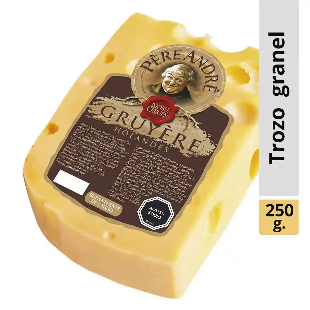 Queso Gruyere Holandes Pieza Kg