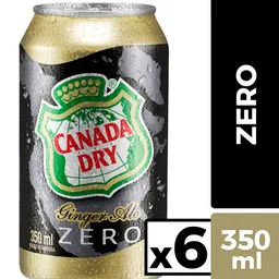 Canada Dry Six Pack Zero 350 mL