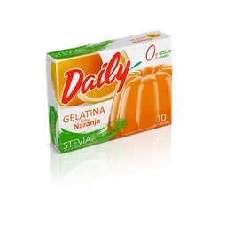 Daily Polvo para Gelatina Sabor a Naranja con Stevia