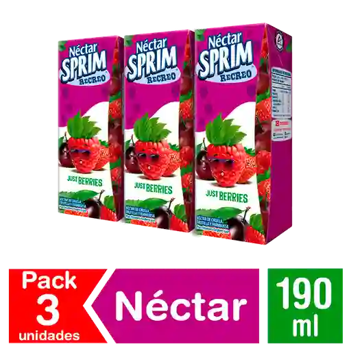 Sprim Néctar Recreo Just Berries