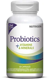 Nutrigen Probiotics + Vitamins & Minerals por 60 Cápsulas