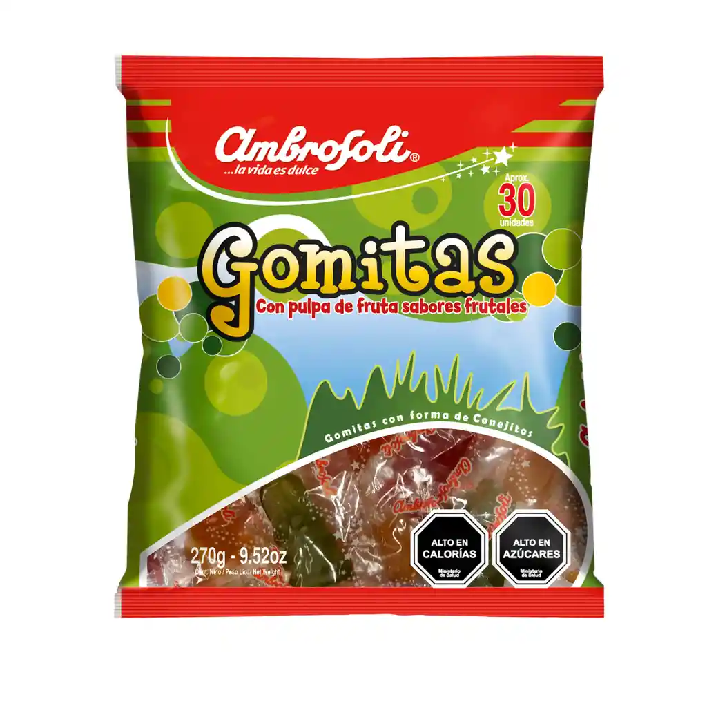 Ambrosoli Bolsa De Gomitas Conejitos Pascua 10X270
