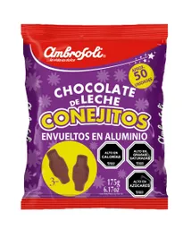Ambrosoli Chocolate de Leche Conejitos Envueltos en Aluminio