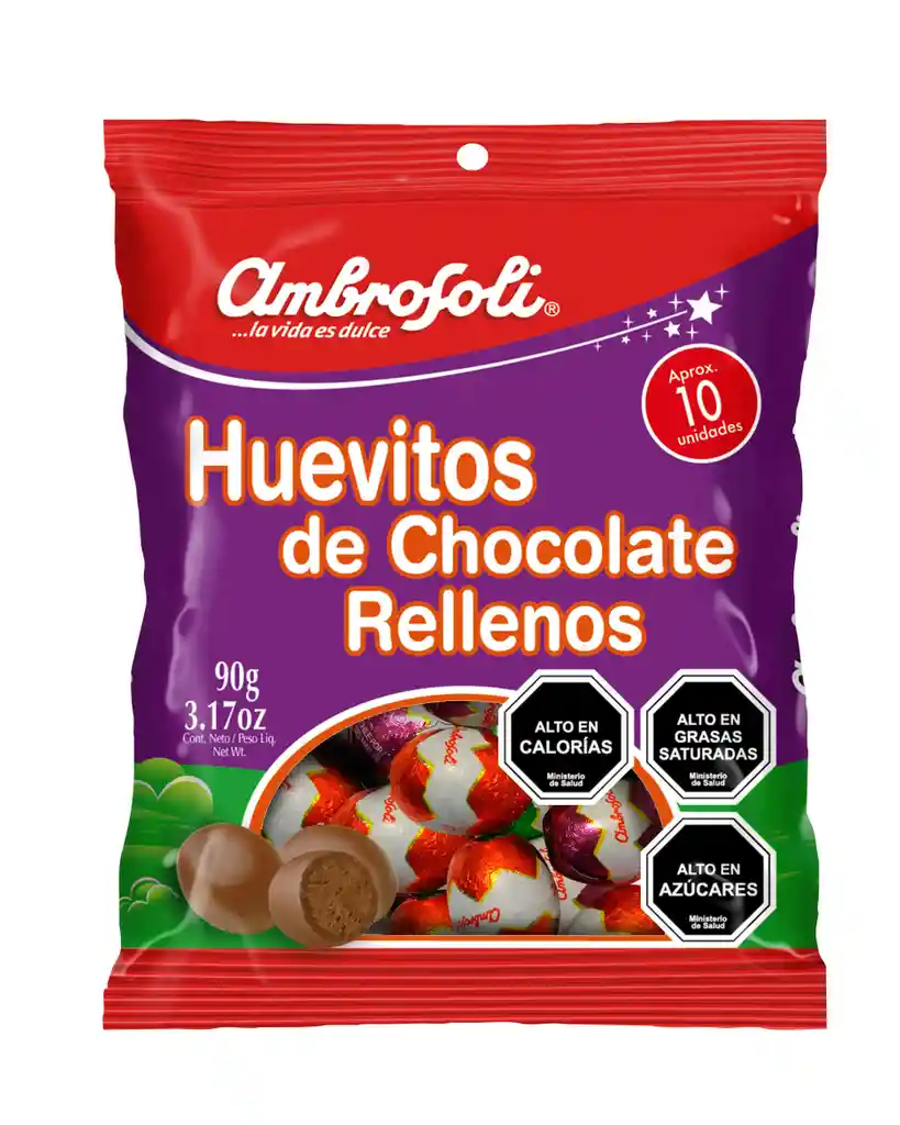 Ambrosoli Huevitos de Chocolate Rellenos