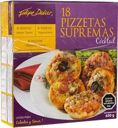 Pizzetas Supremas 18Un