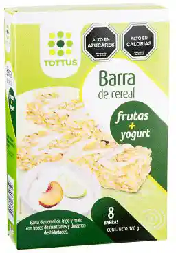 Tottus Barra De Cereal Frutos + Yogurt8U