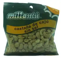 Millantu Castañas de Cajú sin Sal