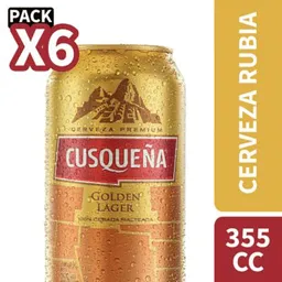 Cusqueña Cerveza Golden Lager en Lata
