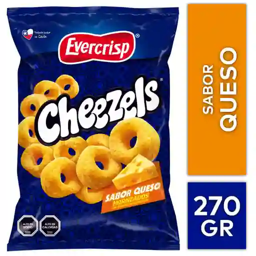 Evercrisp cheezels sabor queso