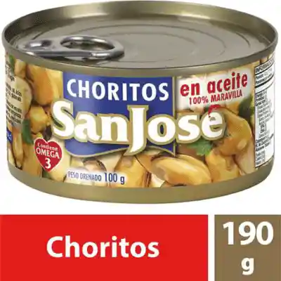 San José Choritos en Aceite 100% Maravilla